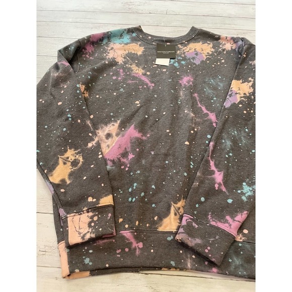 Grayson Threads Black Label Women's Pullover Tie Dye Sweater Multicolor Size XS - Picture 5 of 8